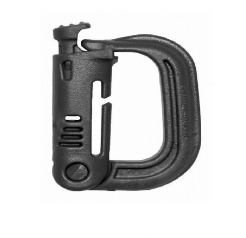 Maxpedition MXGRMLB Grimloc Locking D Ring Black (Packet of 4) 1&#034; Wide Piece