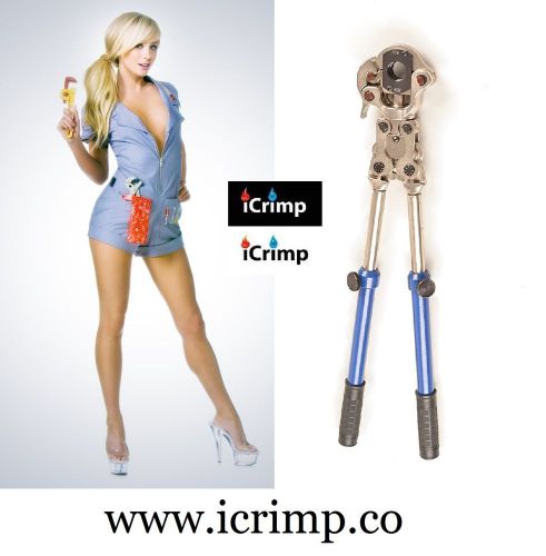 iCrimp CT8000 Plumbing Press Tool Crimp copper + pex viega ezi bpress kempress .