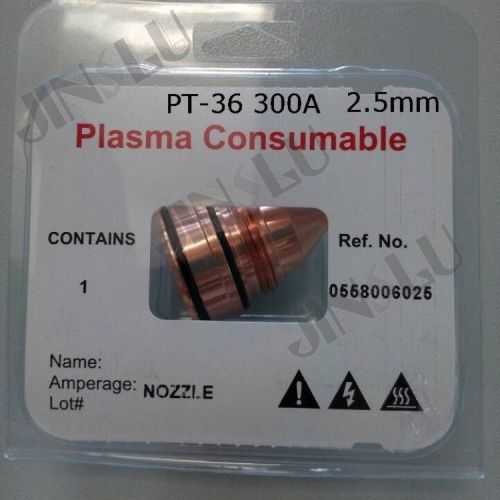 Pt-36 plasma torch nozzle 0558006025 300a 2.5mm 5pcs for sale