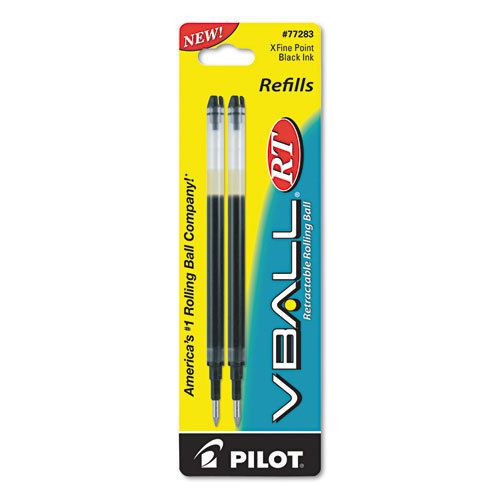 Refill for v ball retractable rolling ball pen, extra fine, black ink for sale