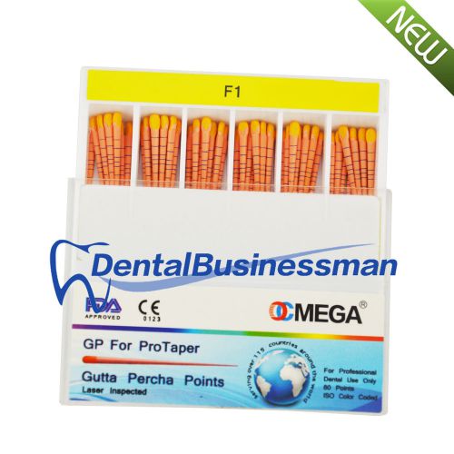 Bid OCMEGA Dental F1 Gutta Percha Points GP for ProTaper FDA/CE Approved DBM