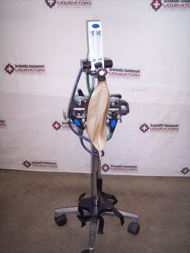 Porter mxr-3000 flowmeter 2045-2 tall mobile stand for sale