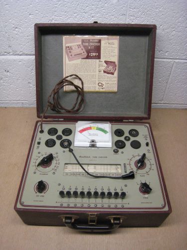 Vintage Heathkit TC-2P TC-2 Portable Tube Checker Tester Used Free Shipping