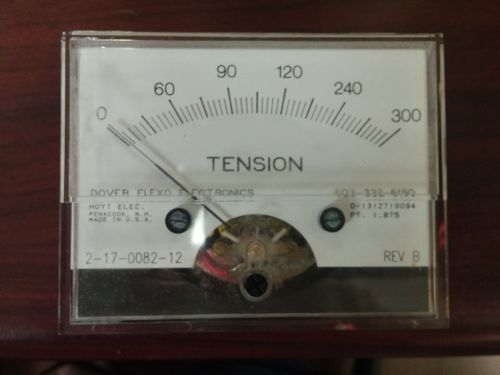 DOVER FLEXO ELECTRONICS 1150015 TENSION METER 0-300