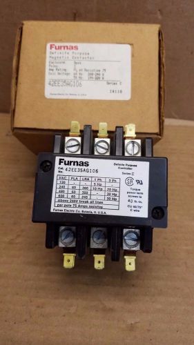 Furnas 42EE35AG106 Definite Purpose Contactor 3P 60/75A 208/240V