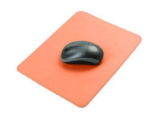 Lucrin - Soft mouse mat - Orange - Smooth Leather