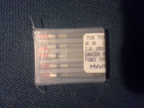 70B FUSES WE 2A 125VAC/VDC 5PK