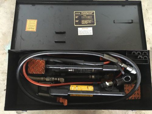 LOOK!! Burndy Y10FP &amp; Y6FP Hydraulic Foot Pumps10,000 psi Y29B Hydraulic Crimper