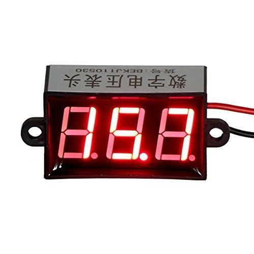 SMAKN? RED 0.56&#034; 2 Wires Waterproof LED Display Digital DC 4.0-30V Volt Voltage