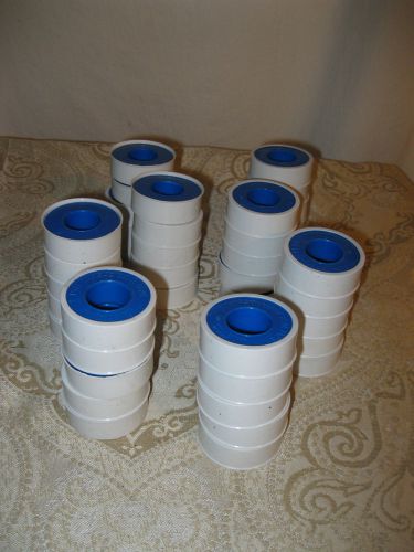 40 rolls ptfe teflon plumbing pipe white thread seal tape 1/2&#034; x 520&#034; for sale