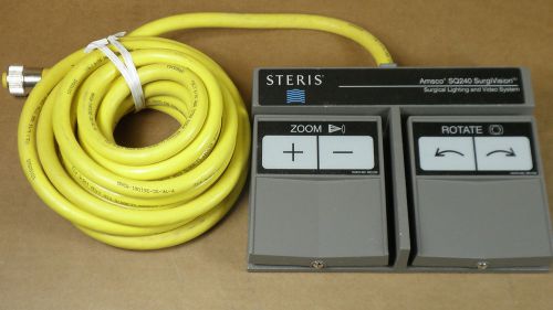 Steris Amsco SQ240 SurgiVision Surgical Lighting &amp; Video System Foot Pedal