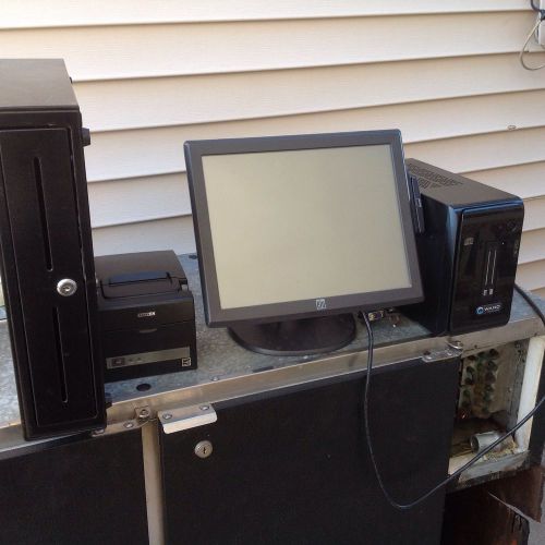 One Terminal Elo 15&#034; POS SYSTEM  W/receipt Printer &amp; Cash Drawer