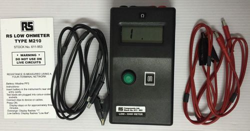 RS LOW OHMETER M210