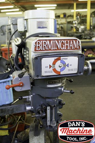 BIRMINGHAM VARIABLE SPEED MILLING MACHINE HEAD ONLY