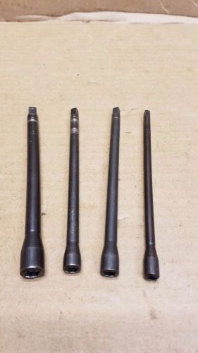 Lot of 4 Walton Style A Tap Extension 5/16&#034;, (2)1/4&#034; &amp; #10