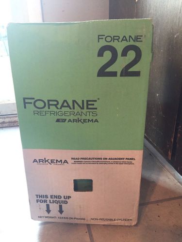 Forane r-22 refrigerant *sealed* 30 lbs. for sale