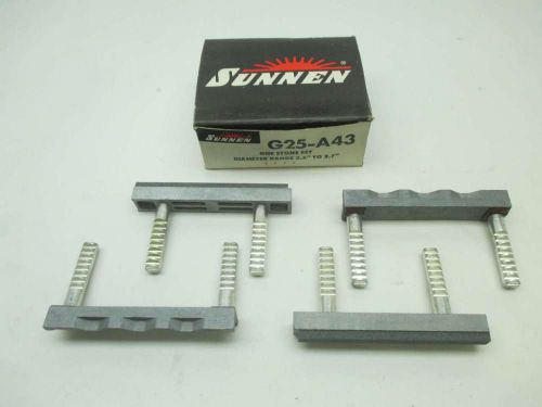 NEW SUNNEN G25-A43 HONING STONE SET 2.5 TO 2.7IN DIA RANGE D512685