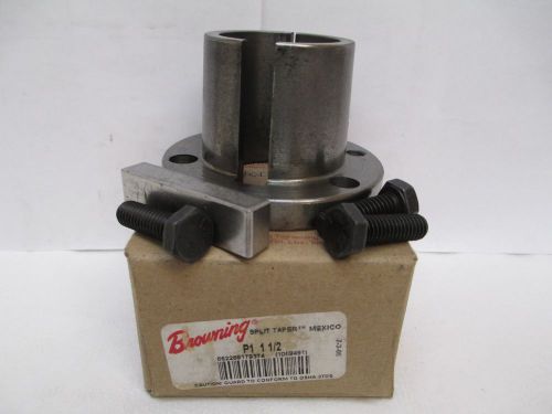 NEW BROWNING SPLIT TAPERED BUSHING P1 1-1/2 1-1/2&#034; BORE