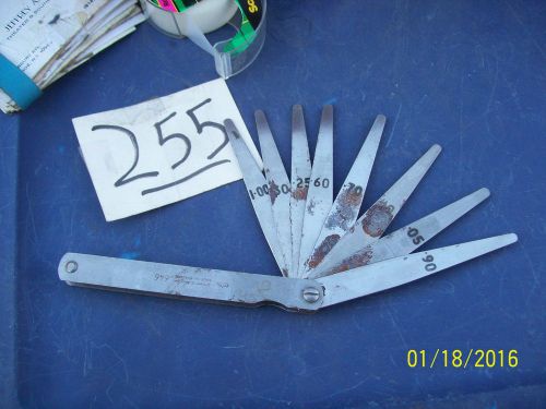 BROWN &amp; SHARP 646 THICKNESS GAUGE mm 13 BLADES