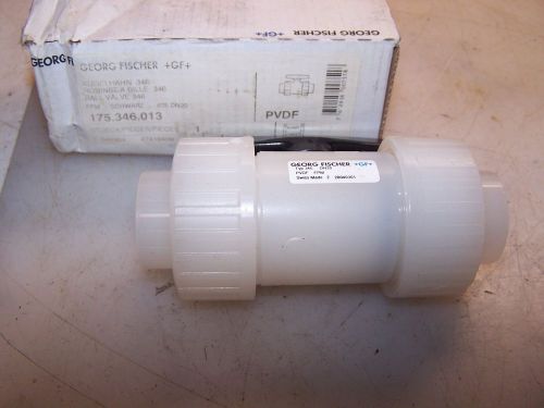 NEW GEORGE FISCHER  3/4&#034; PVDF BALL VALVE 175.346.013  D25 DN20