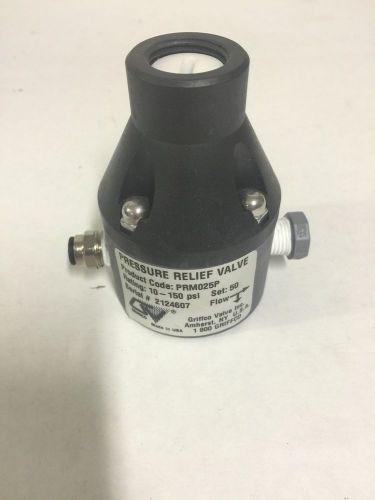 Griffco PRM025P Pressure Relief Valve 1/4&#034; NPT, 10-150PSI