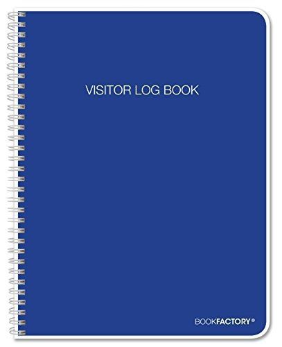 BookFactory? Visitor Log Book / Visitor Register / Visitor Sign-In Book - 120