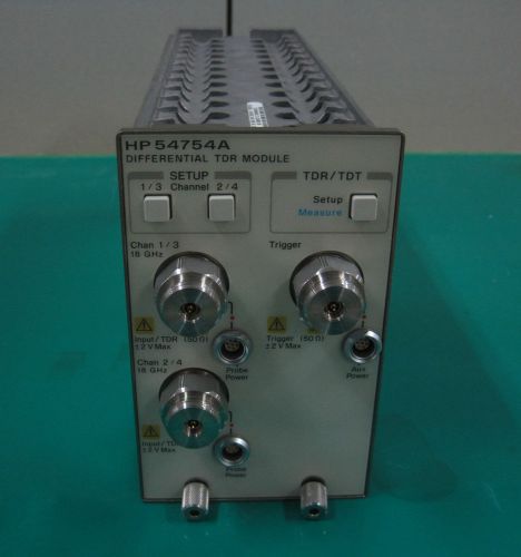 HP/Agilent 54754A Differential &amp; Single-ended TDR/TDT Module