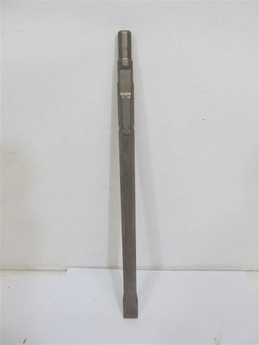 Champion Proline CM97-06, 1&#034; x 18&#034; Flat Chisel - Round Shank Hex Shaft w/1 flat