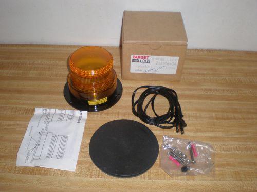 Target Tech Firebolt  Amber Strobe Light 115V... New in Box 212356-02