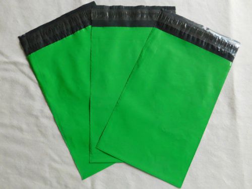 50 Green Glossy POLY MAILER (10x13 inches) USPS, FEDEX approved, Party Favor Bag