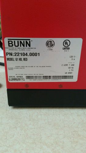 Bunn commercial coffee mill