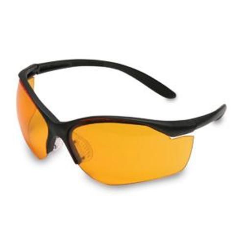 Howard Leight 1537 Vapor II Shooting Glasses Black Frame / Orange Lens