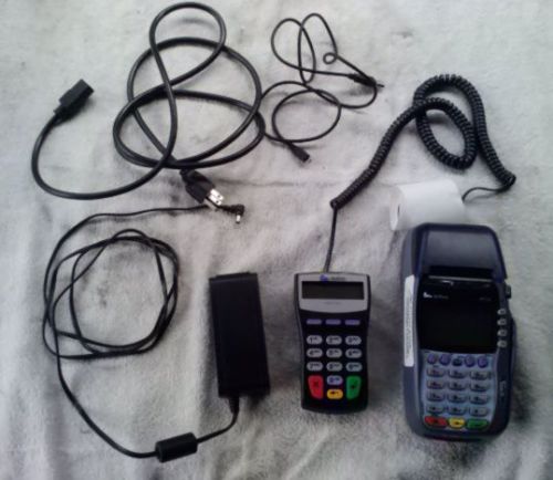 VeriFone Vx570 Credit Card Terminal, with Pin Pad &amp; a Tranz 330 Credit Machine