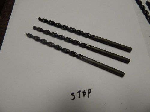 .2031&#034; x .246&#034; Step Twist Drill Bit lot of 3 Pcs