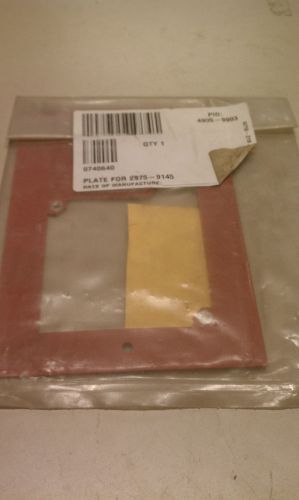 *NEW* Simplex Model 4905-9903 Plate for 2975-9145 Box  V165