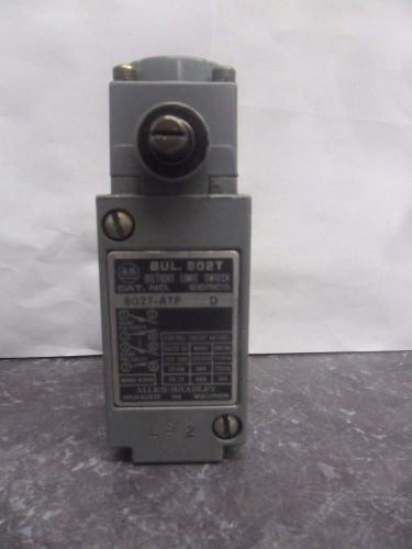 Nice Allen Bradley 802T-ATP Oiltight Limit Switch Series D