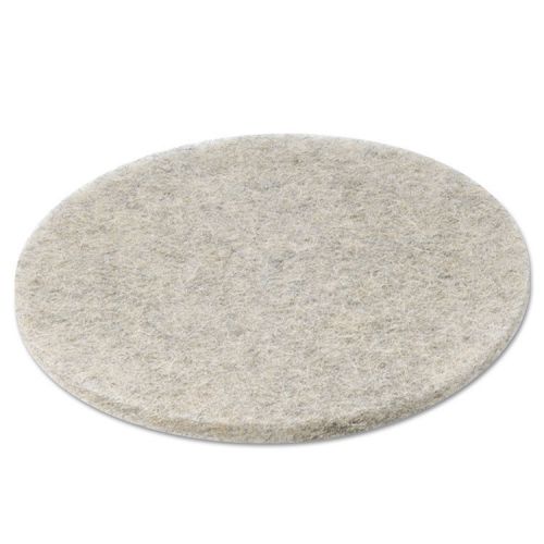 &#034;Natural Hair Extra High-Speed Floor Pads, Natural, 20-Inch Diameter, 5/carton&#034;