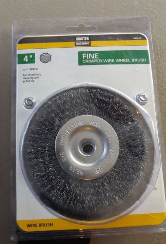 4 inch Crimped wire wheel brush fine