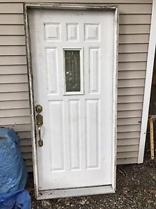 Stanley 36&#034; door steel with window