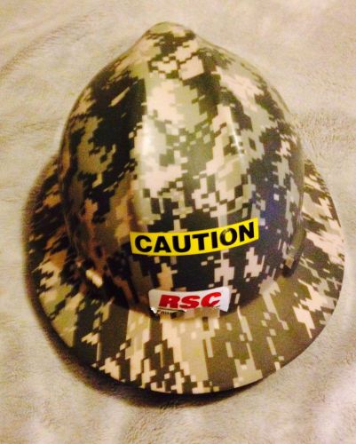 MSA V-Gard Full Brim Camo Camouflage Hard Hat MSA 10104254 M Medium 32