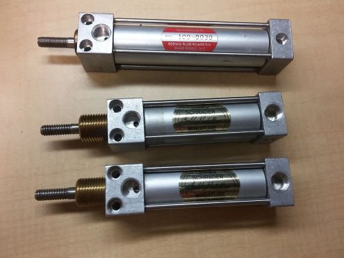 Original Schrader Bellows Stroke Lot of 3 cylinders 100-0030 + Gold Medal Mini&#039;s