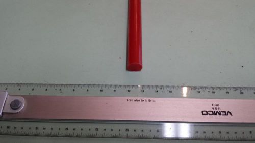 9/16&#034; DIA. X 24&#034; LONG URETHANE / POLYURETHANE 95 A RED ROD P/N 11630