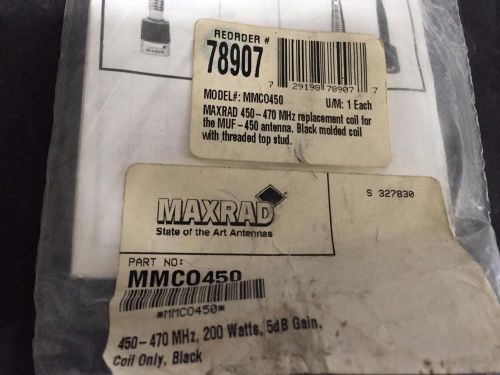 Maxrad replacement coil model mmc0450 for bmmc0450 antenna for sale