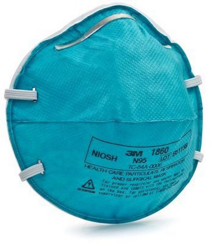 10x 3M 1860 Standard Size N95  Medical Respirator Surgical Masks, Flu, pandemic