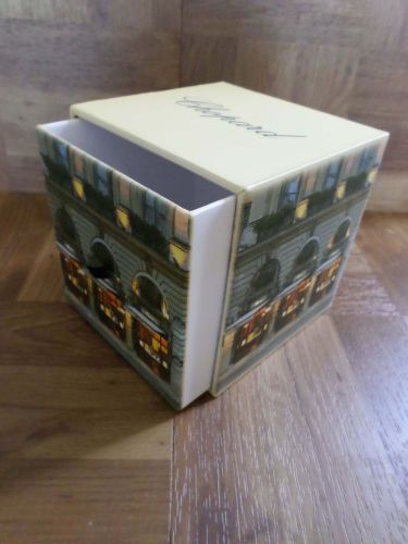 CHOPARD authentic unique rare store illustration print drawer gift box 4.5”