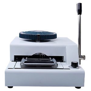 72 Character PVC Manual VIP Credit Card Embossing Machine Embosser DT