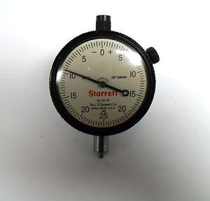 Starrett 25-131 Dial Indicator 0.125&#034; Range .0005&#034; Free Shipping!