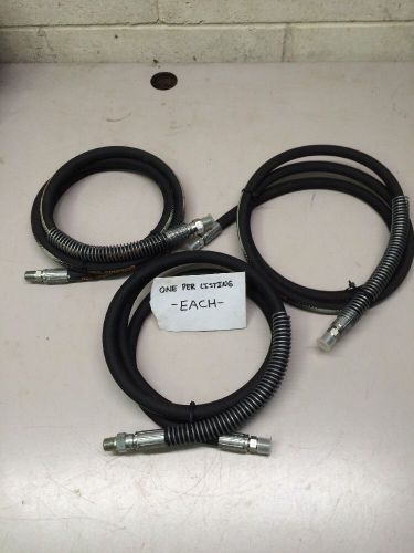 EXTRA LONG 6&#039; Hydraulic Hose 4 Greenlee 746 ram 767 pump w/1/4&#034; NPT ONLY!  Jack