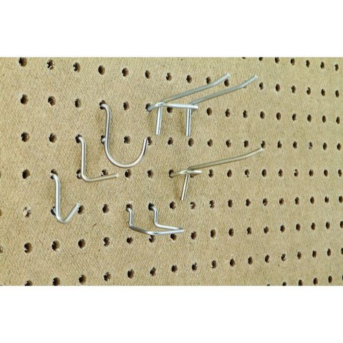 PEG BOARD HOOK KIT- PEGBOARD GARAGE TOOL STORAGE HOOK KIT 50 PIECE HOOKS