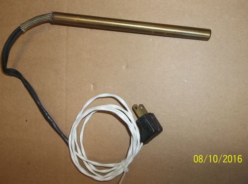 Dulanet FE Heetgrid 300 watt metal immersion heater rod for liquids 120 vac